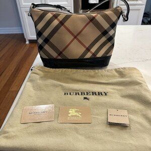 Vintage Burberry Nova Check Shoulder Bag